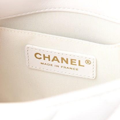 Chanel Lambskin Quilted Small My Precious Flap White 5 of 10