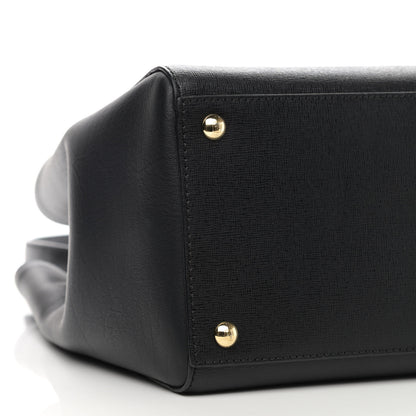 Fendi Vitello Elite Regular 2Jours Tote Black 8 of 9