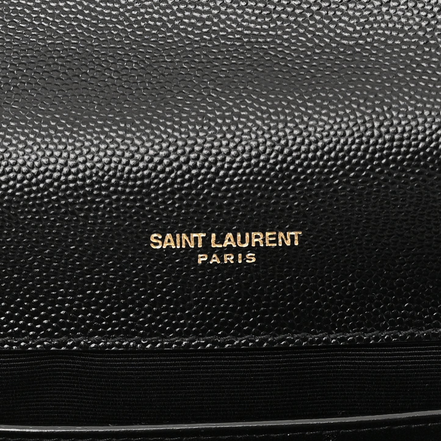 Grain De Poudre Textured Mixed Matelasse Triquilt Medium Monogram Satchel Black
