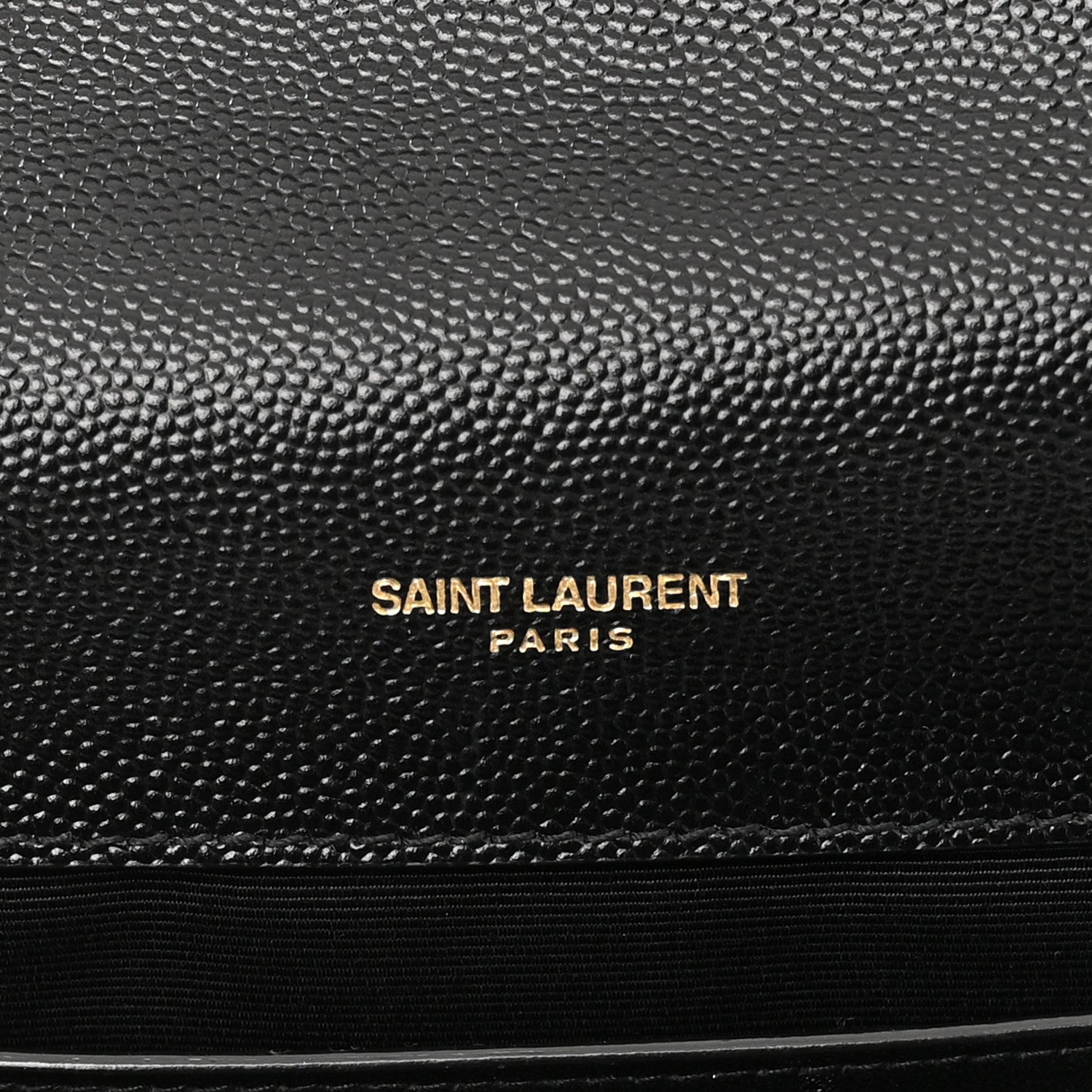 Saint Laurent Grain De Poudre Textured Mixed Matelasse Triquilt Medium Monogram Satchel Black 6 of 11