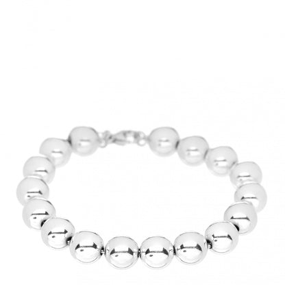 Tiffany Sterling Silver 10mm HardWear Ball Bracelet 1 of 4