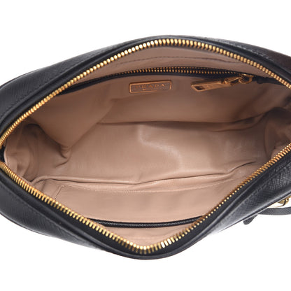 Prada Saffiano Zip Pochette Black 5 of 8