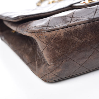 Chanel Lambskin Quilted Mini Square Flap Brown 9 of 13