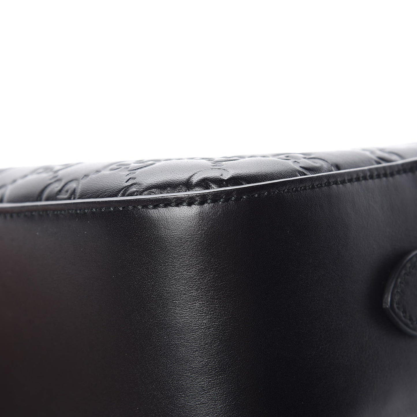 Guccissima Signature Small Camera Bag Black