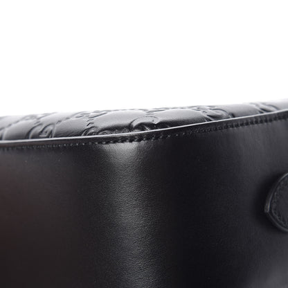 Gucci Guccissima Signature Small Camera Bag Black 8 of 8