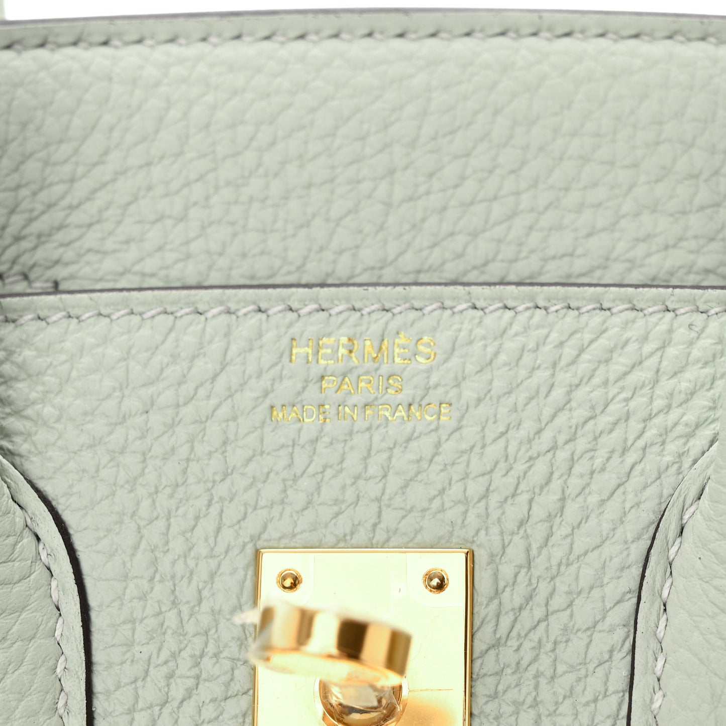 Togo Birkin 25 Gris Neve