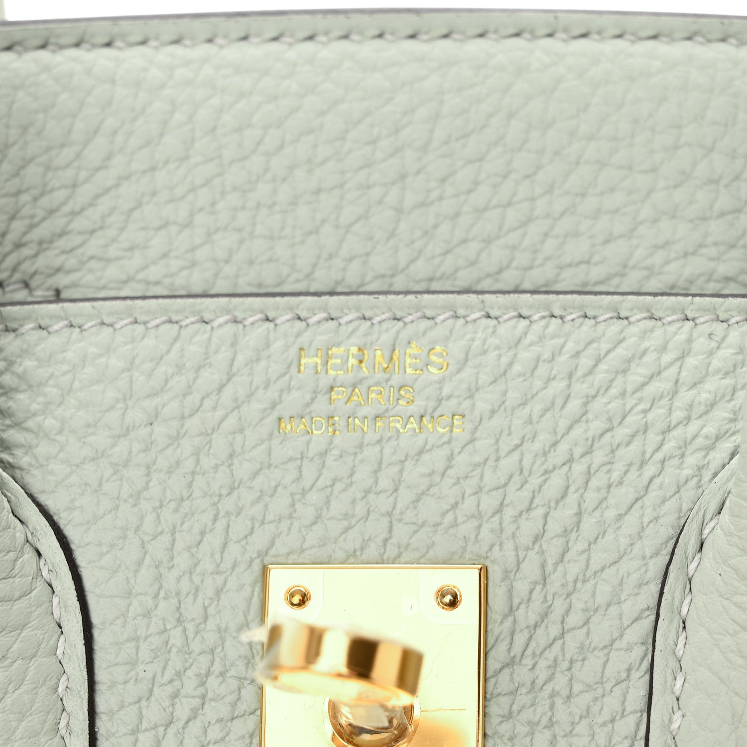 Hermes Togo Birkin 25 Gris Neve 6 of 11