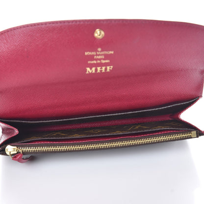 Louis Vuitton Monogram Emilie Wallet Fuchsia 5 of 8