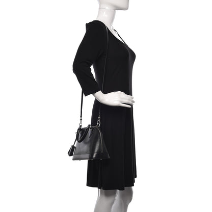 Louis Vuitton Epi Alma BB Black 2 of 10