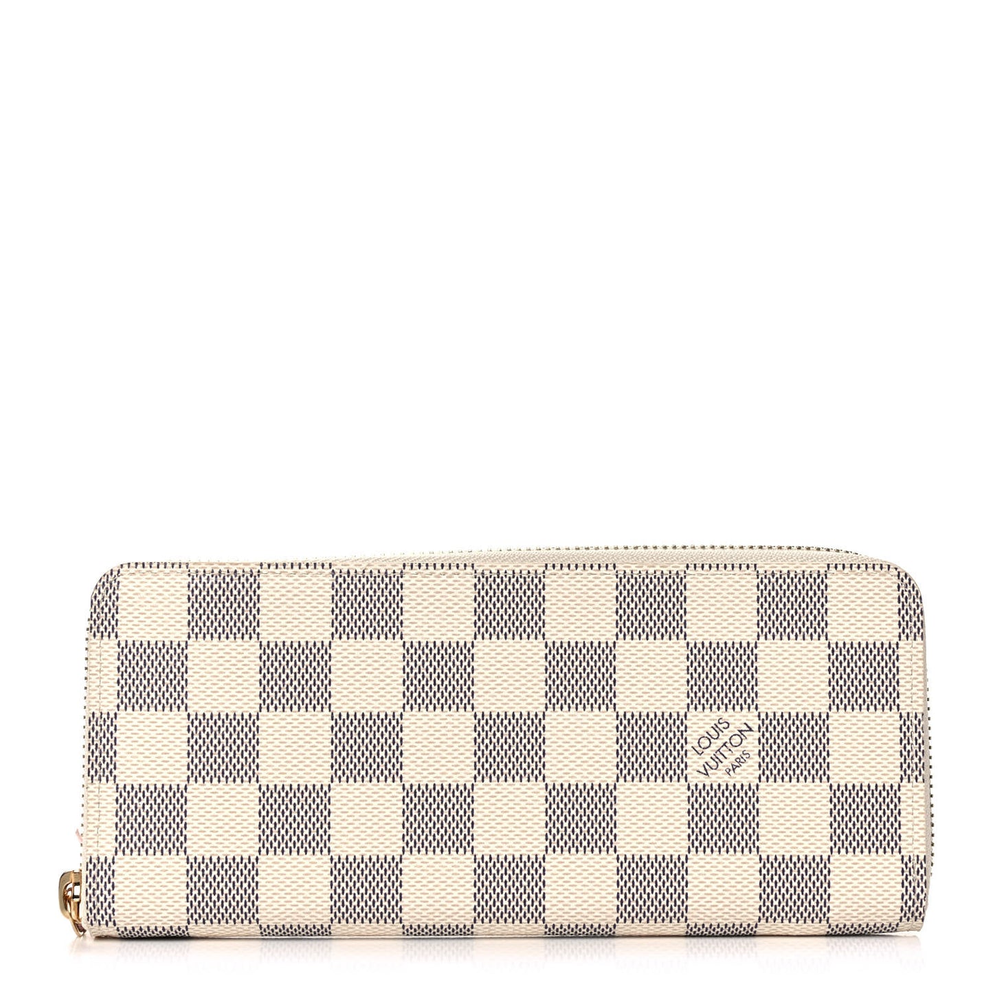 Damier Azur Clemence Wallet Rose Ballerine