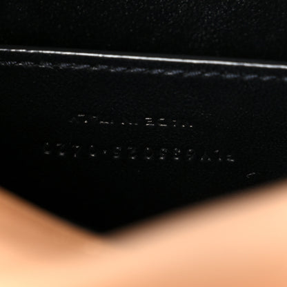 Saint Laurent Suede Smooth Calfskin Monogram Medium Solferino Soft Satchel Cinnamon 8 of 11