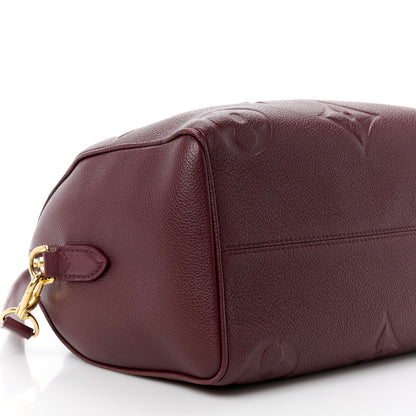Louis Vuitton Empreinte Monogram Giant Speedy Bandouliere 25 Wine 12 of 15