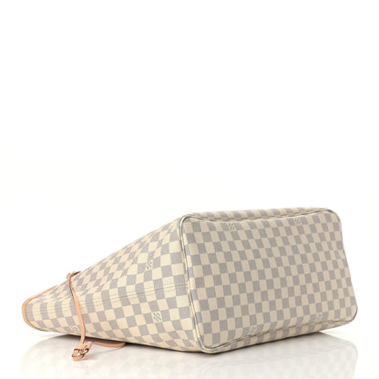 Louis Vuitton Damier Azur Neo Neverfull GM Rose Ballerine 5 of 11