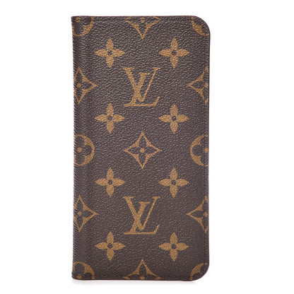 Louis Vuitton Monogram iPhone XS Max Folio Case 1 of 7
