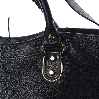 Balenciaga Chevre Gold Metallic Edge Hardware Velo Black 13 of 13