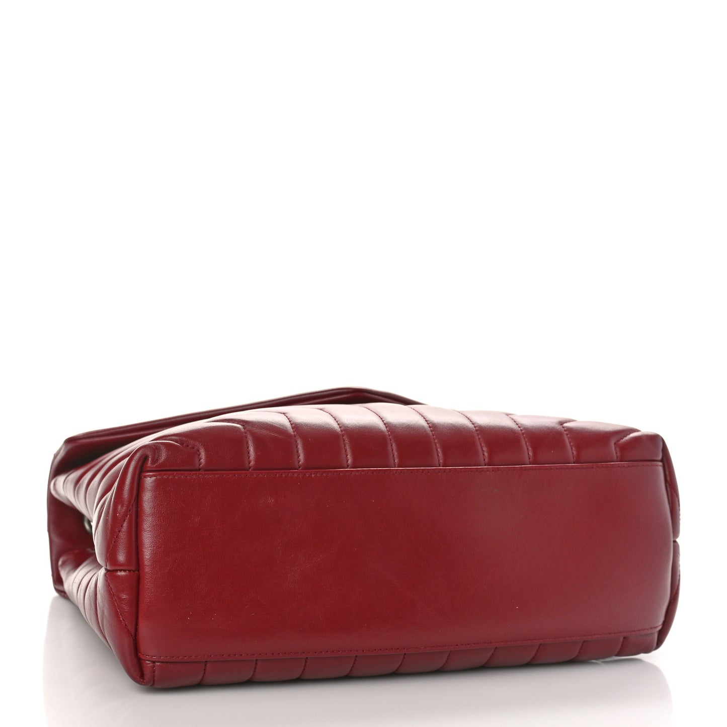 Calfskin Y Quilted Monogram Medium Loulou Chain Satchel Palissandre