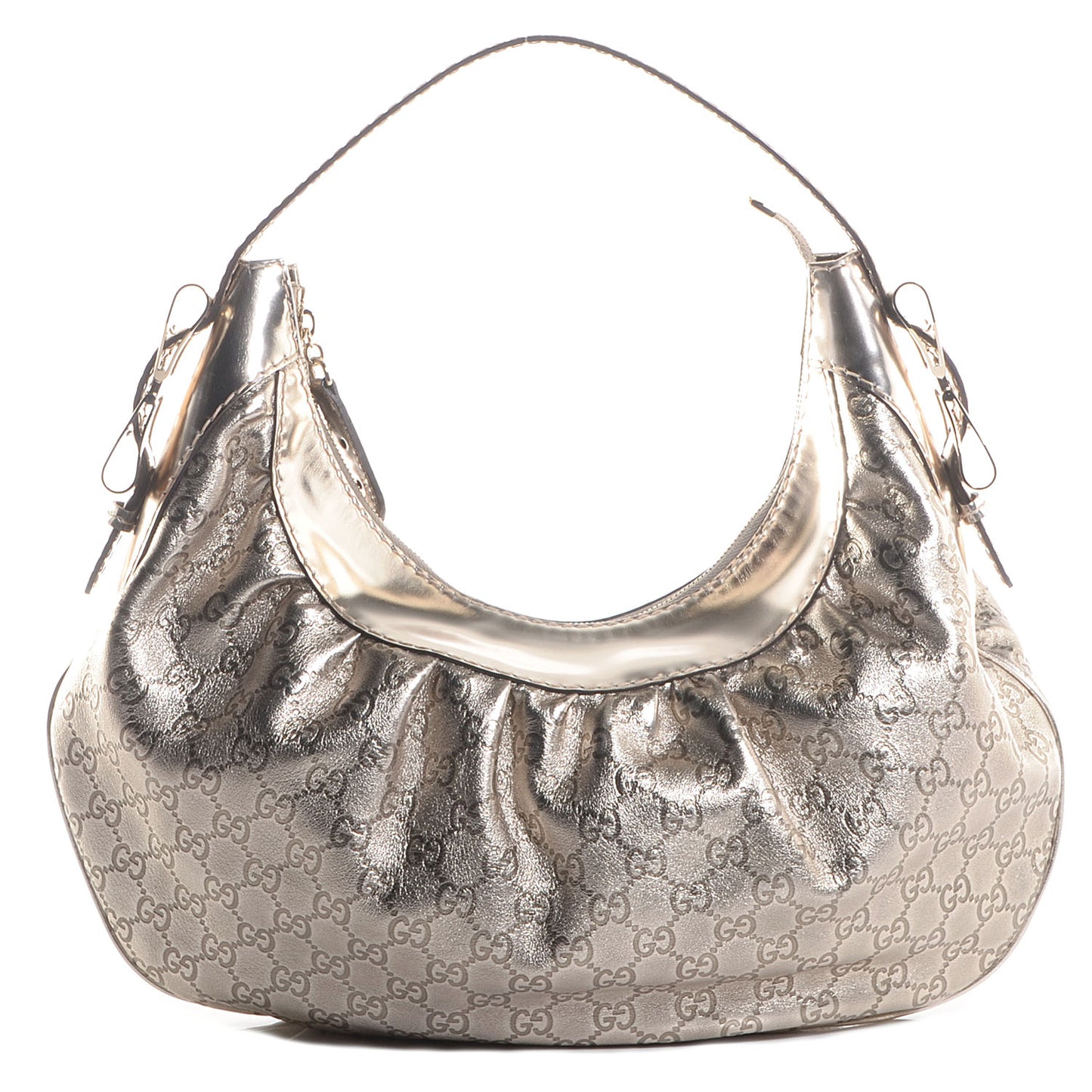 Guccissima GG Queen Hobo Gold