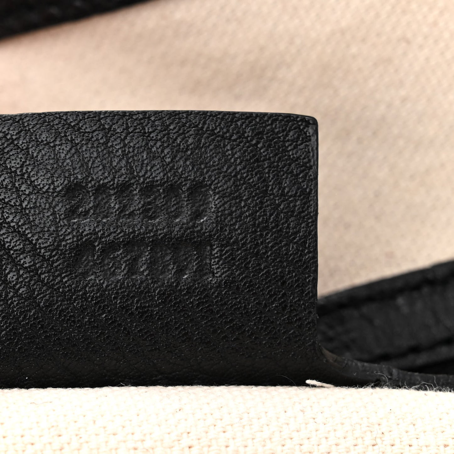 Pebbled Calfskin Medium Soho Shoulder Bag Black