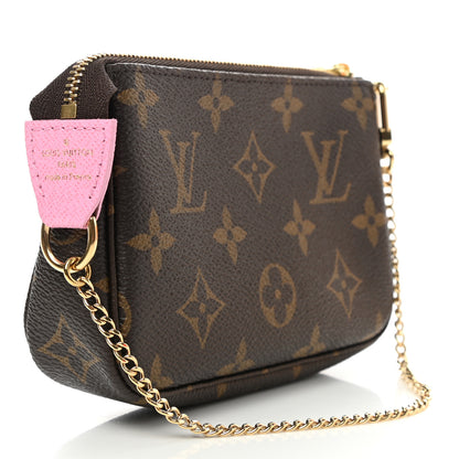 Louis Vuitton Monogram 2022 Christmas Animation Paris Mini Pochette Accessories Pink 3 of 8