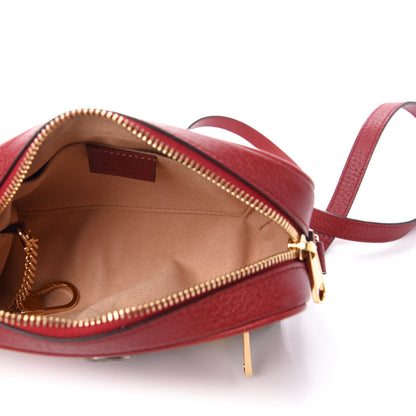 Gucci GG Supreme Monogram Flora Web Mini Ophidia Shoulder Bag Red 5 of 10
