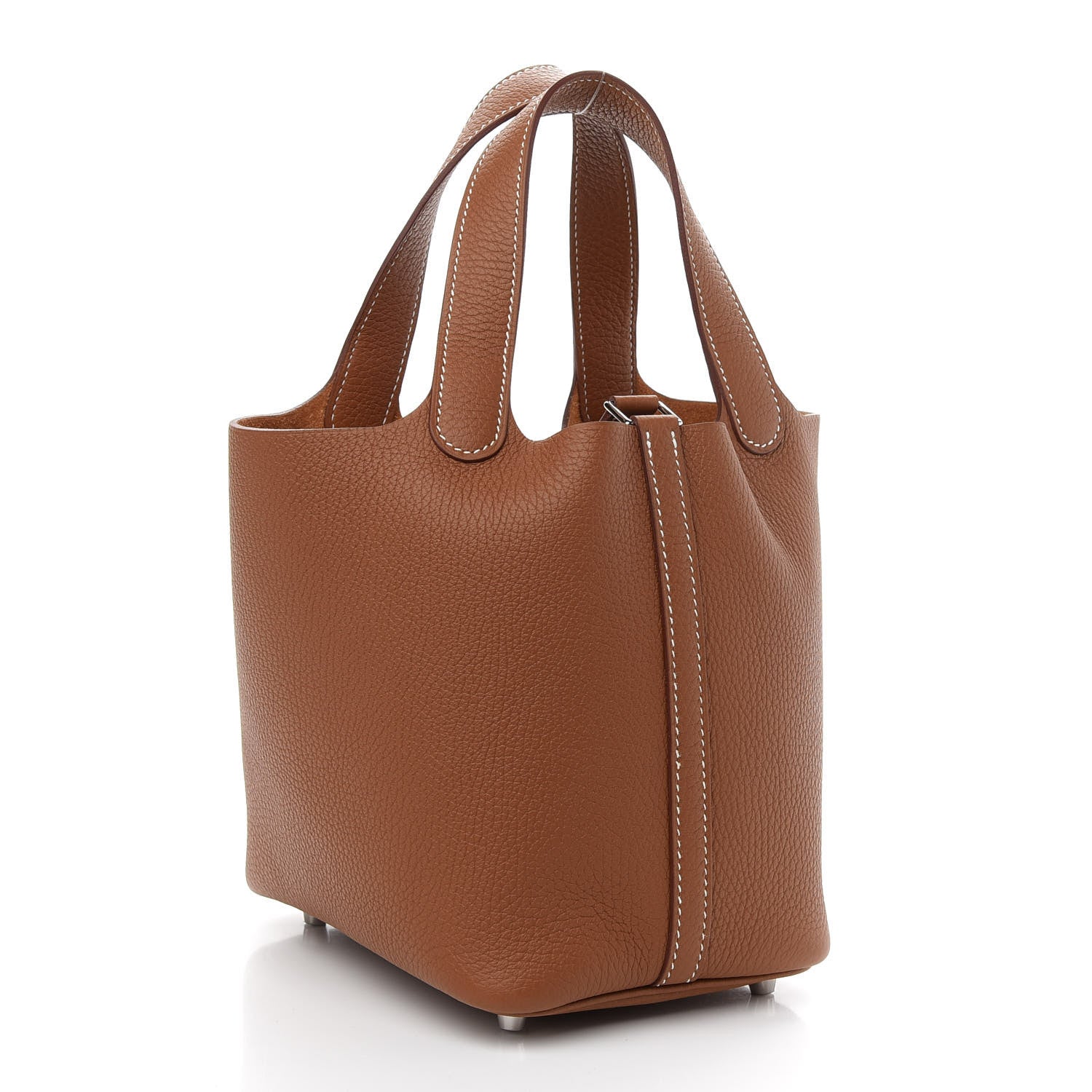 Hermes Taurillon Clemence Picotin Lock 18 PM Gold 3 of 8
