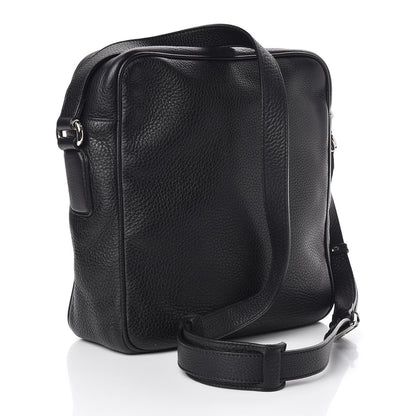 Gucci Pebbled Calfskin Medium Soho Messenger Bag Black 3 of 6