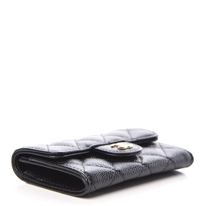 Chanel Caviar Quilted Flap Card Holder Black 4 of 9