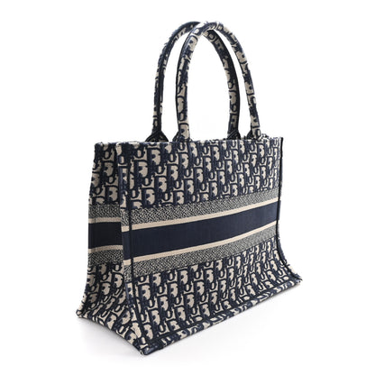 Christian Dior Oblique Medium Book Tote Blue Multicolor 3 of 10