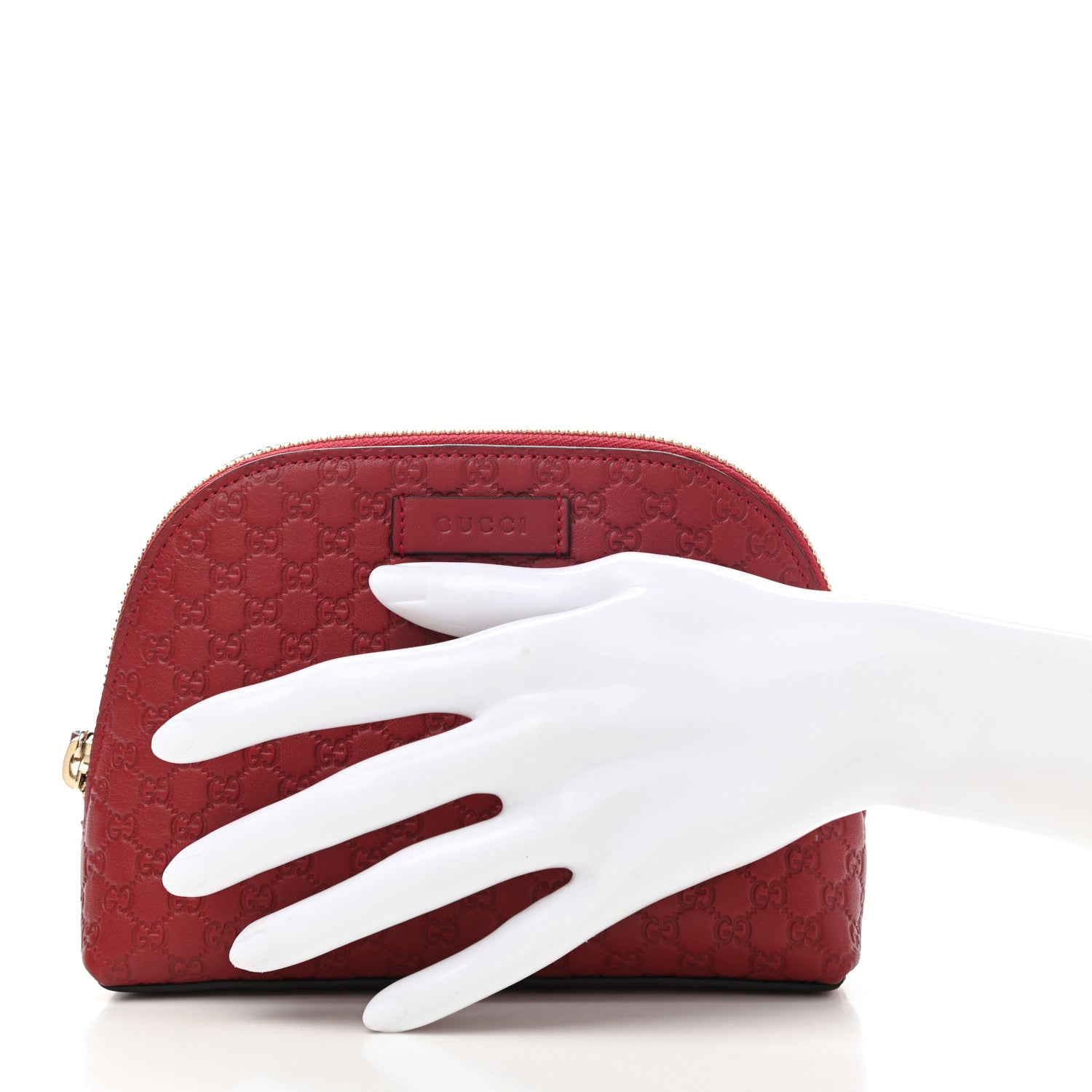 Gucci Microguccissima GG Cosmetic Case Red 2 of 8
