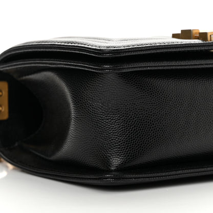 Chanel Caviar Quilted Small Boy Flap Black 9 of 13