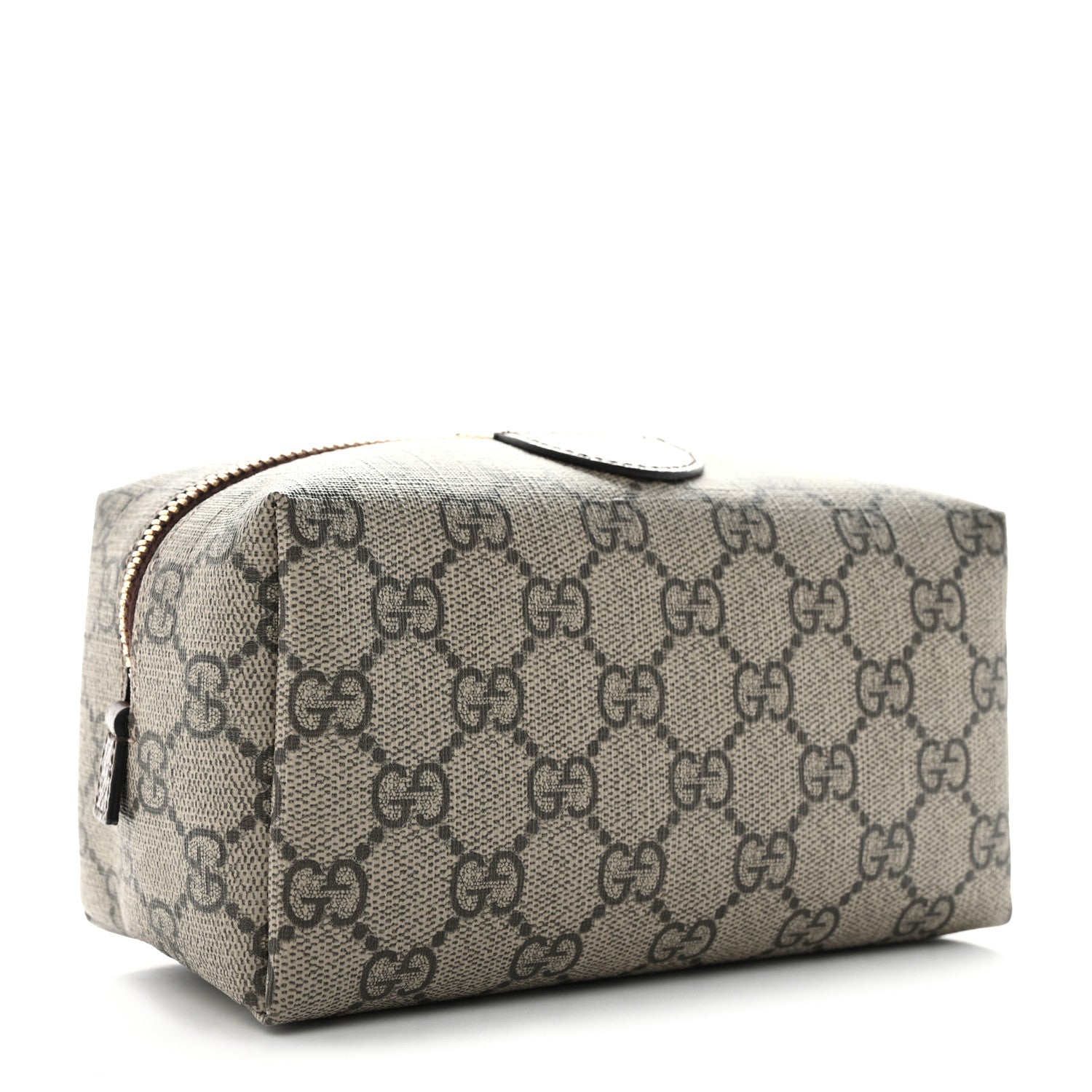 Gucci Soft GG Supreme Monogram Calfskin Medium Ophidia Cosmetic Case Beige Ebony New Acero 3 of 8