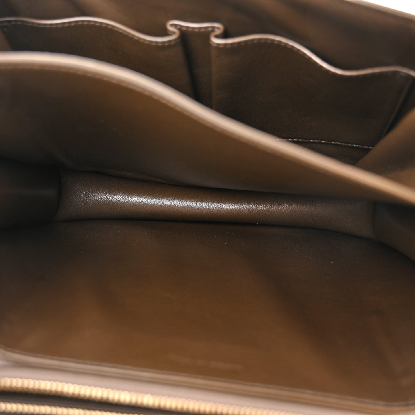 Liege Calfskin Medium Classic Box Flap Bag Taupe