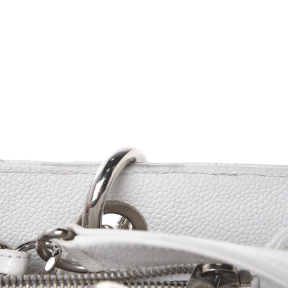 Chanel Caviar Quilted Grand Shopping Tote GST White 10 of 24