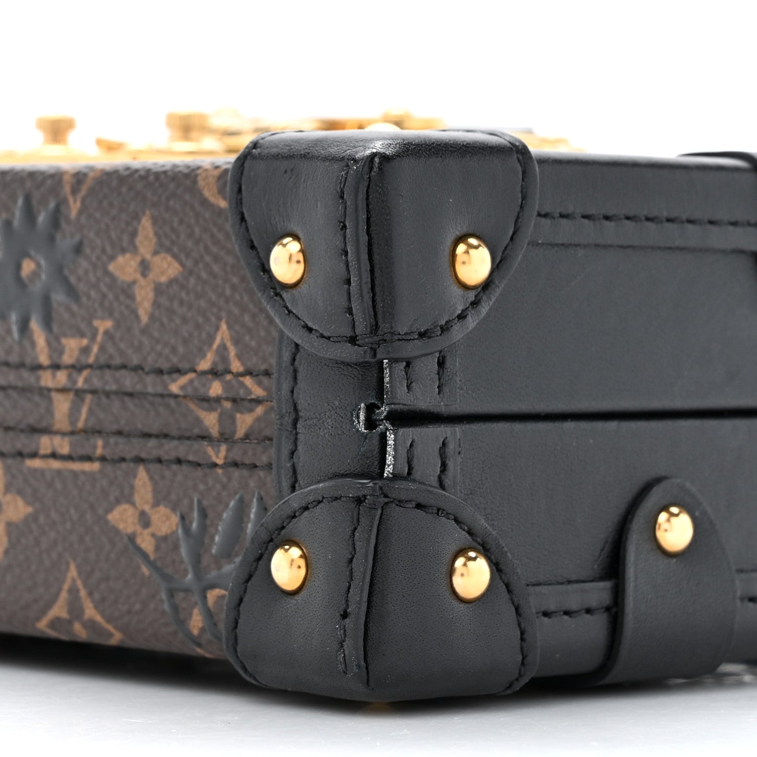 Louis Vuitton LOUIS VUITTON Monogram Blossom Petite Malle Black 7 of 13