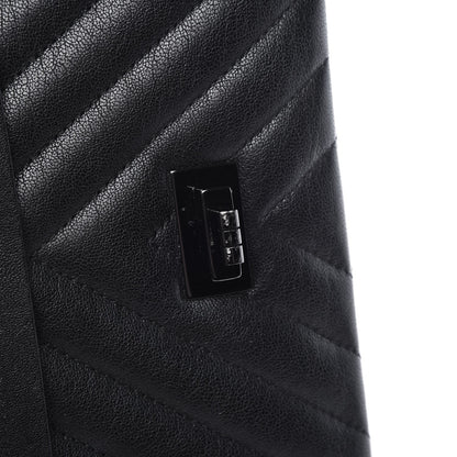 Chanel Sheepskin Chevron Quilted 2.55 Reissue 226 Flap So Black 17 of 20