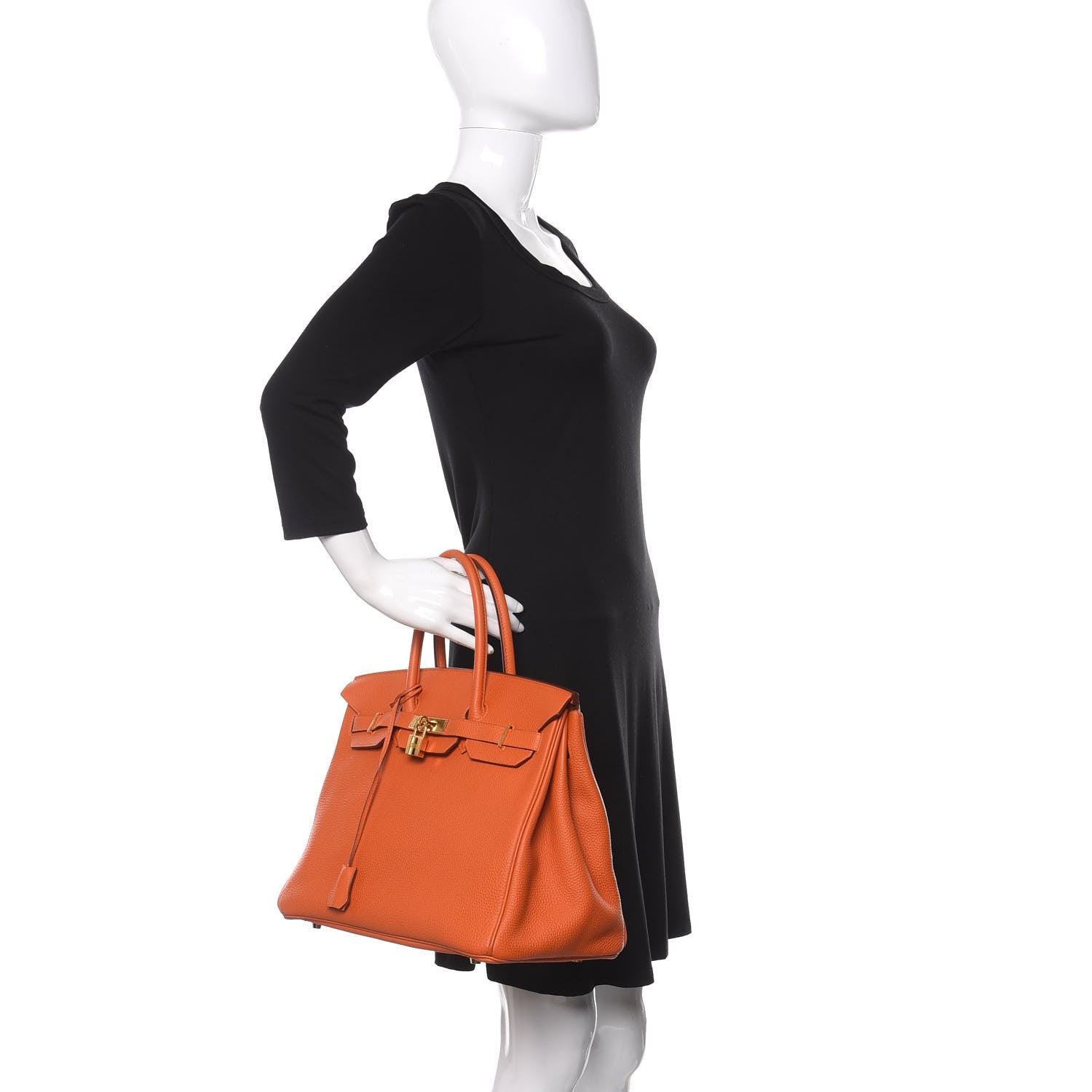 Hermes Togo Birkin 35 Orange 2 of 10