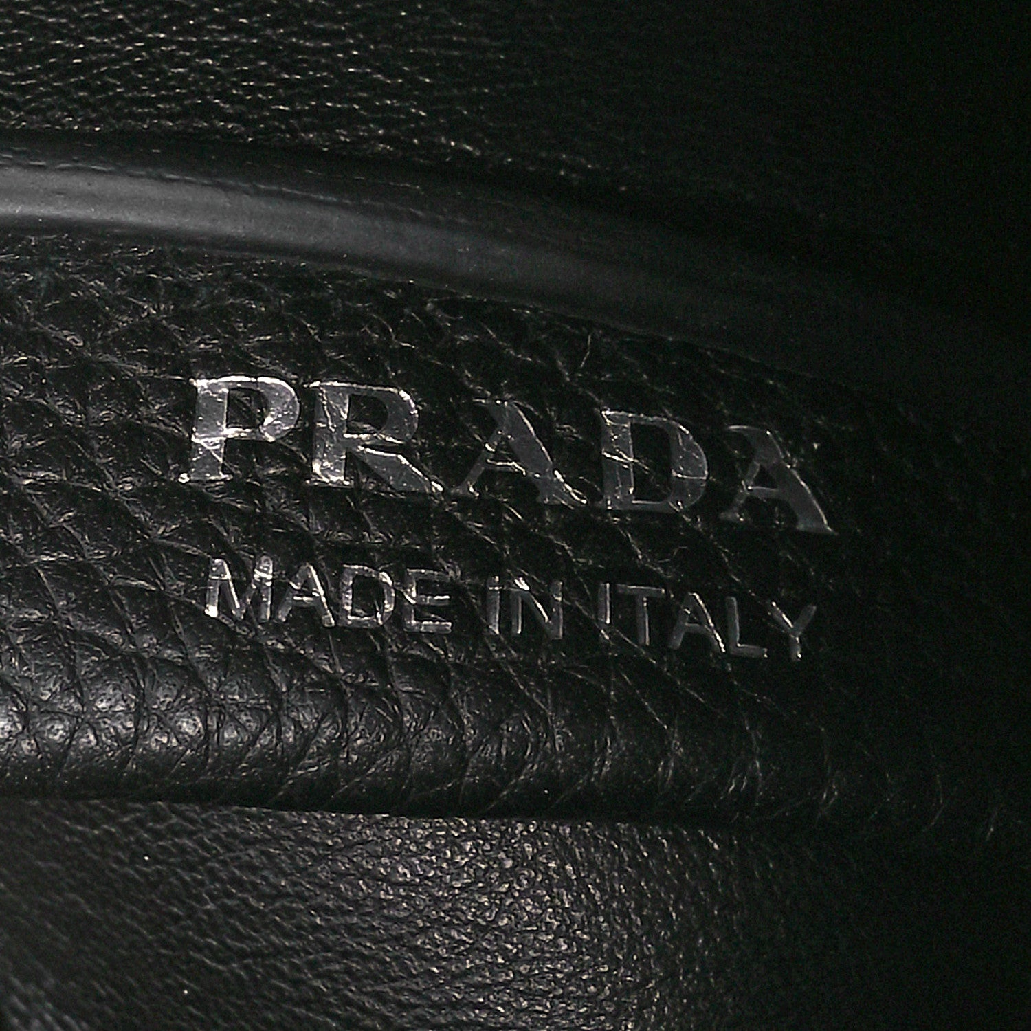 Prada Vitello Daino Soft Mini Zippered Top Handle Bag Black 6 of 10