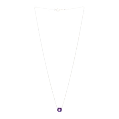 Tiffany Sterling Silver Amethyst Sparklers Pendant Necklace 3 of 4