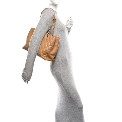 Chanel Caviar Quilted Grand Shopping Tote GST Beige 2 of 10