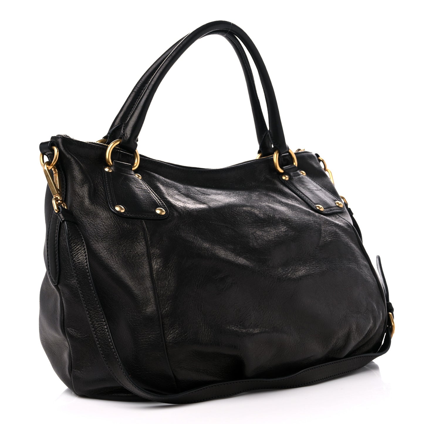 Cervo Shine Tote Black