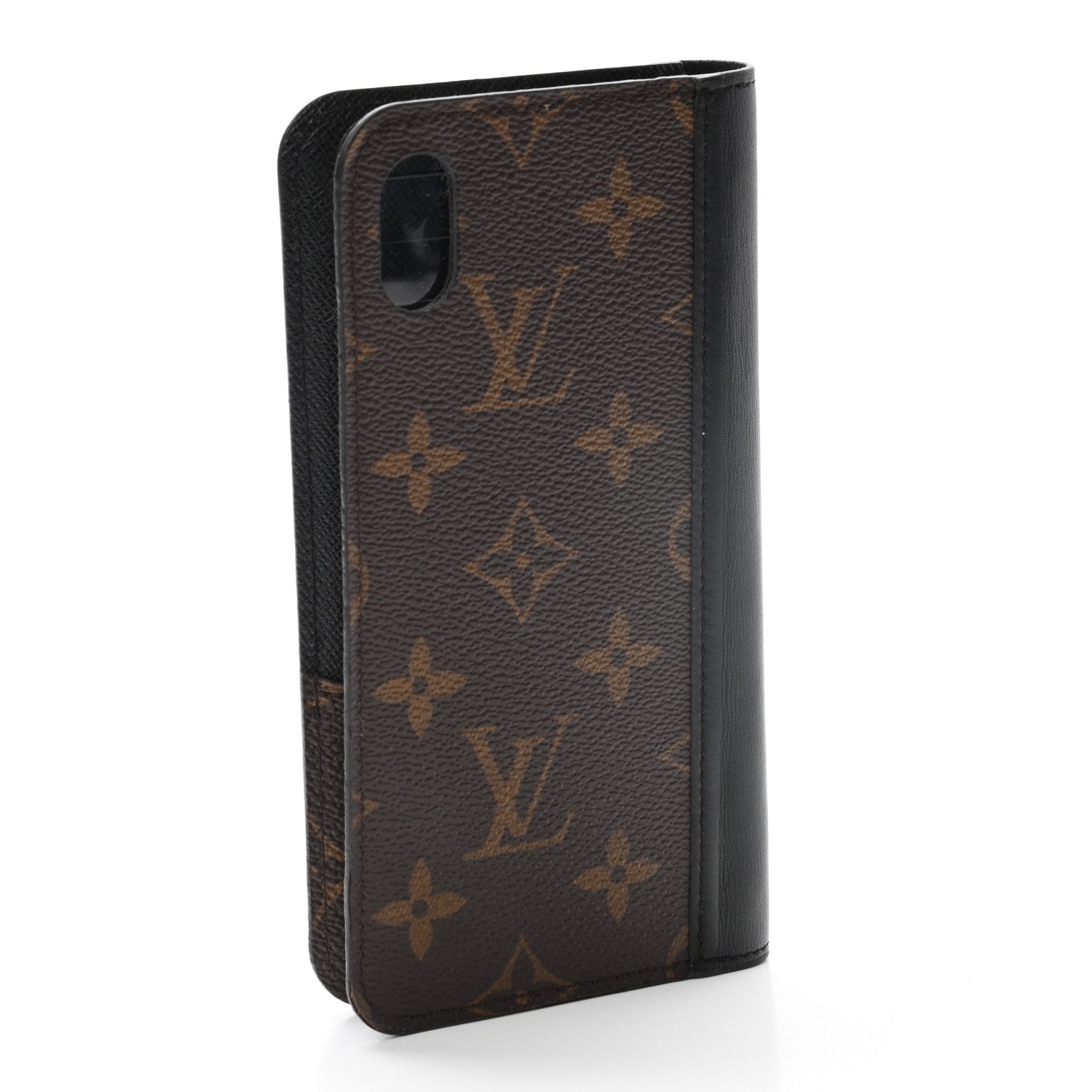 Louis Vuitton Monogram iPhone XS Max Folio Case Black 3 of 8