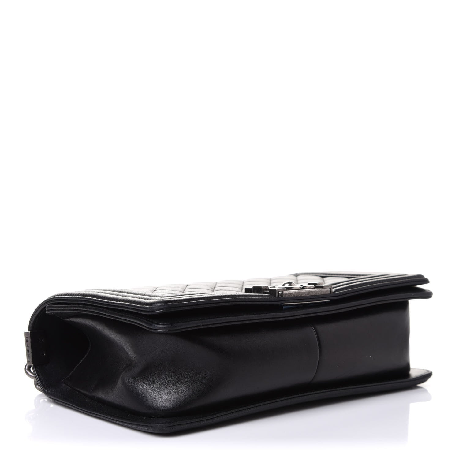Chanel Lambskin Quilted Medium Boy Flap Black 4 of 11