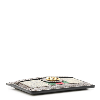 Gucci GG Supreme Monogram Ophidia Card Holder Brown 4 of 6