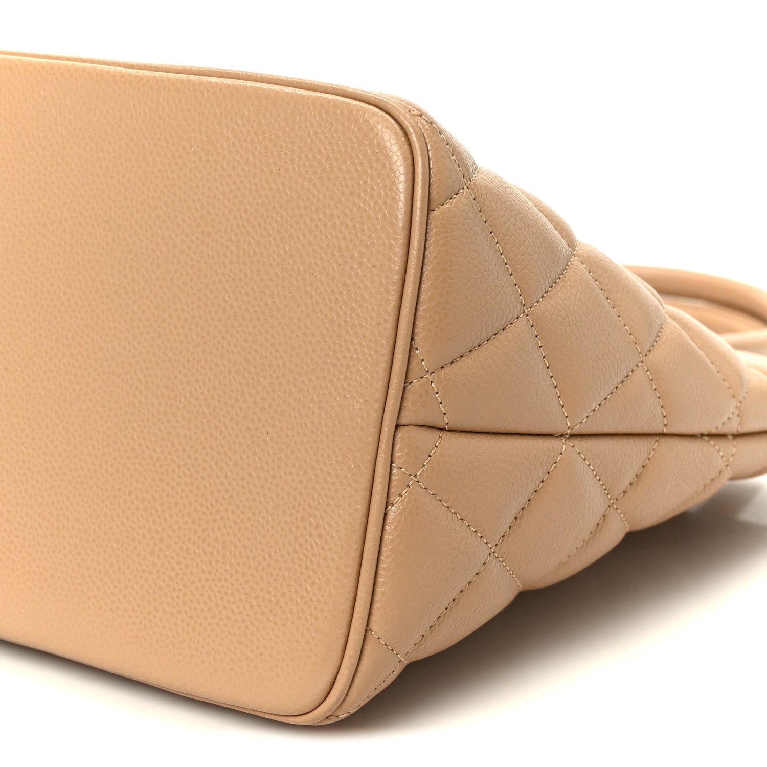 Chanel Caviar Quilted Medallion Tote Beige 9 of 9