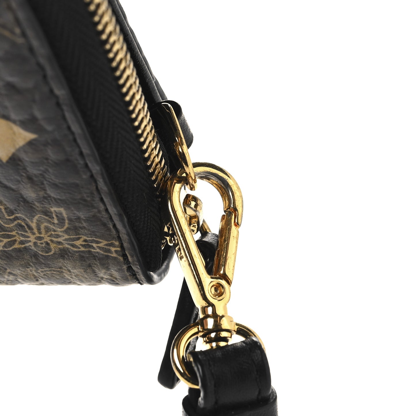 Gradation Visetos Compact Wallet Black Gold