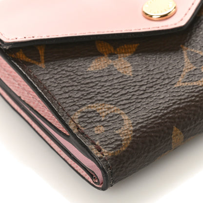 Louis Vuitton LOUIS VUITTON Monogram Zoe Wallet Rose Ballerine 7 of 8