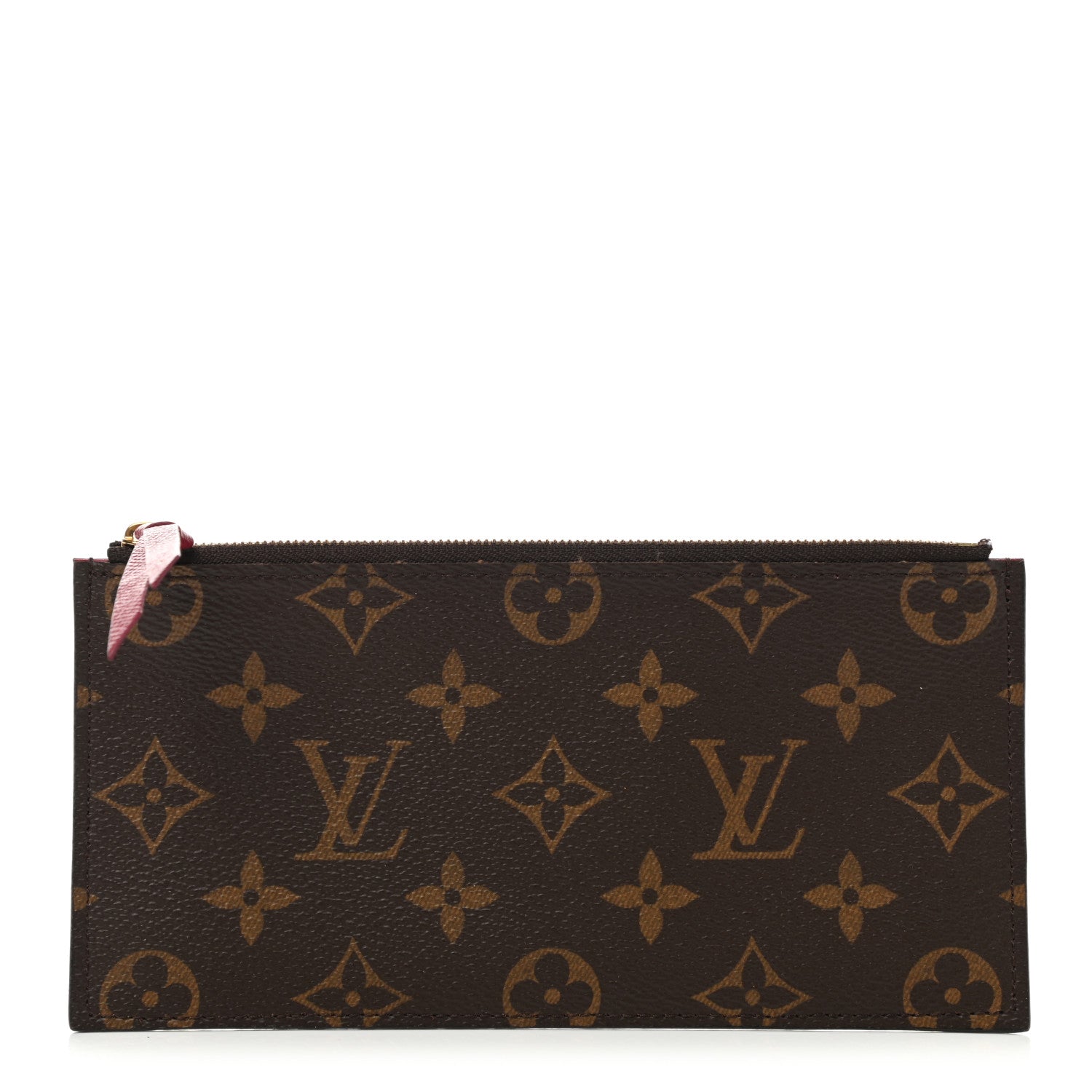 Louis Vuitton Monogram Felicie Chain Wallet Zippered Insert Fuchsia 1 of 6