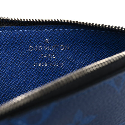 Louis Vuitton Taigarama Coin Card Holder Cobalt Blue 6 of 7
