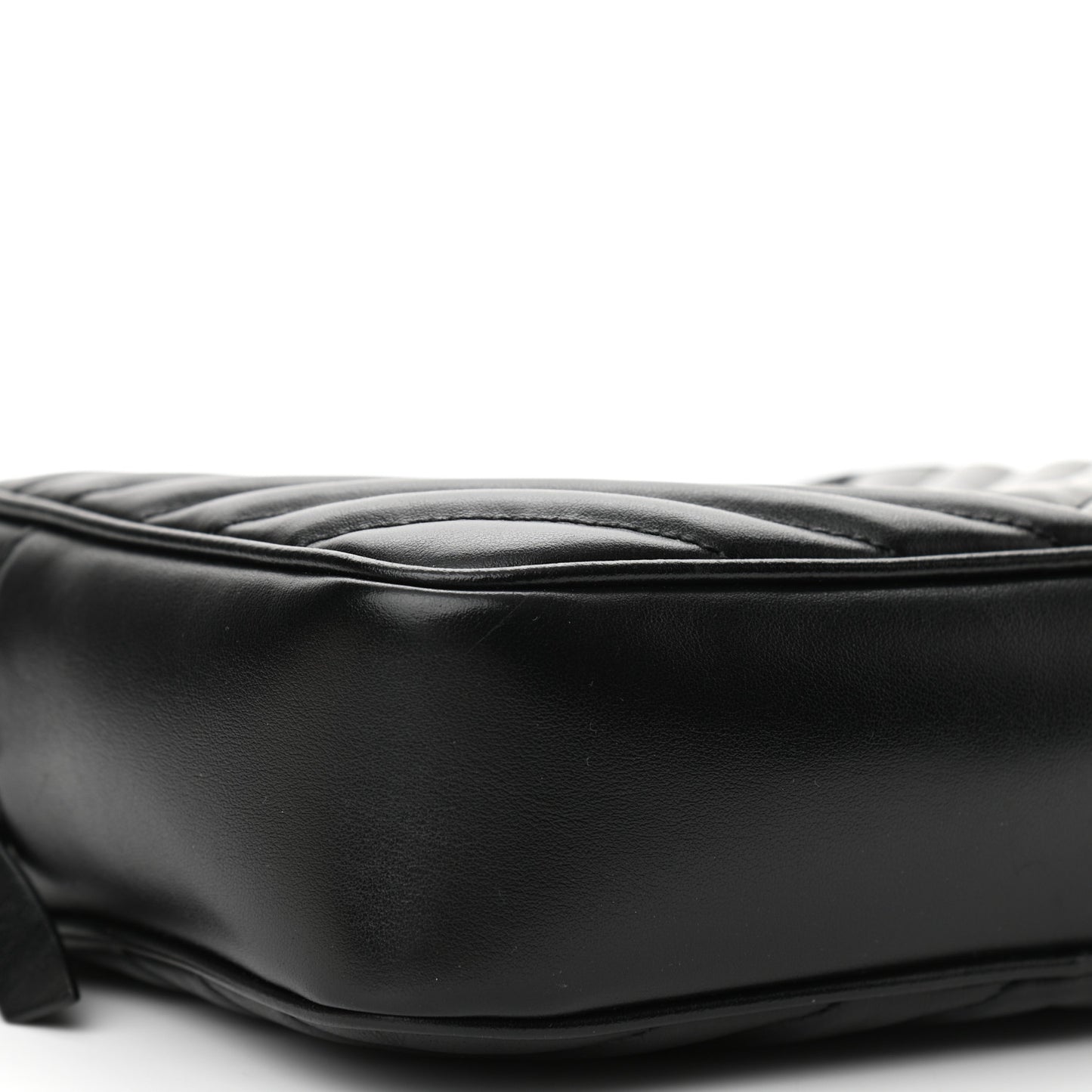 Calfskin Matelasse Monogram Lou Camera Bag Black