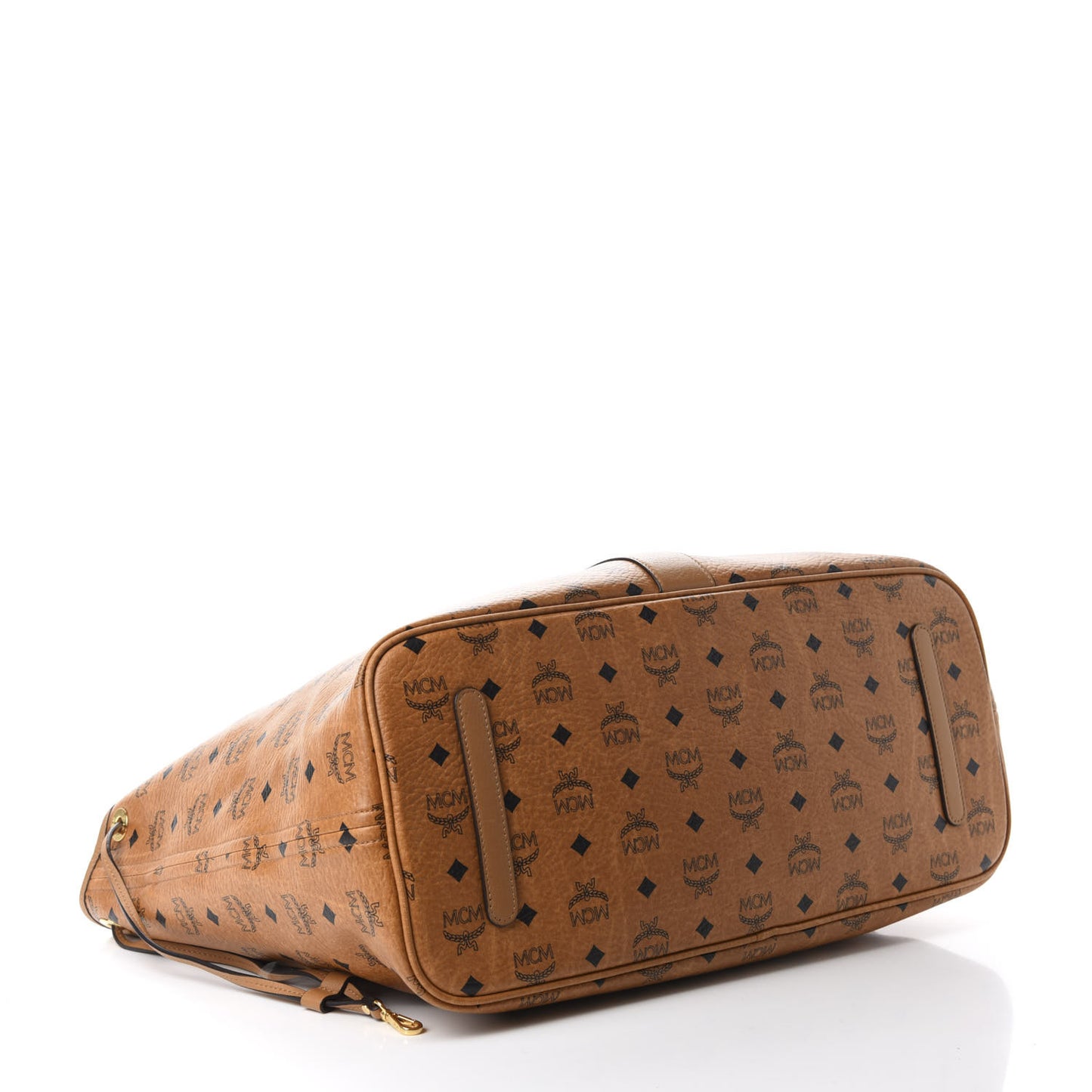 Visetos Large Liz Reversible Shopper Tote Cognac